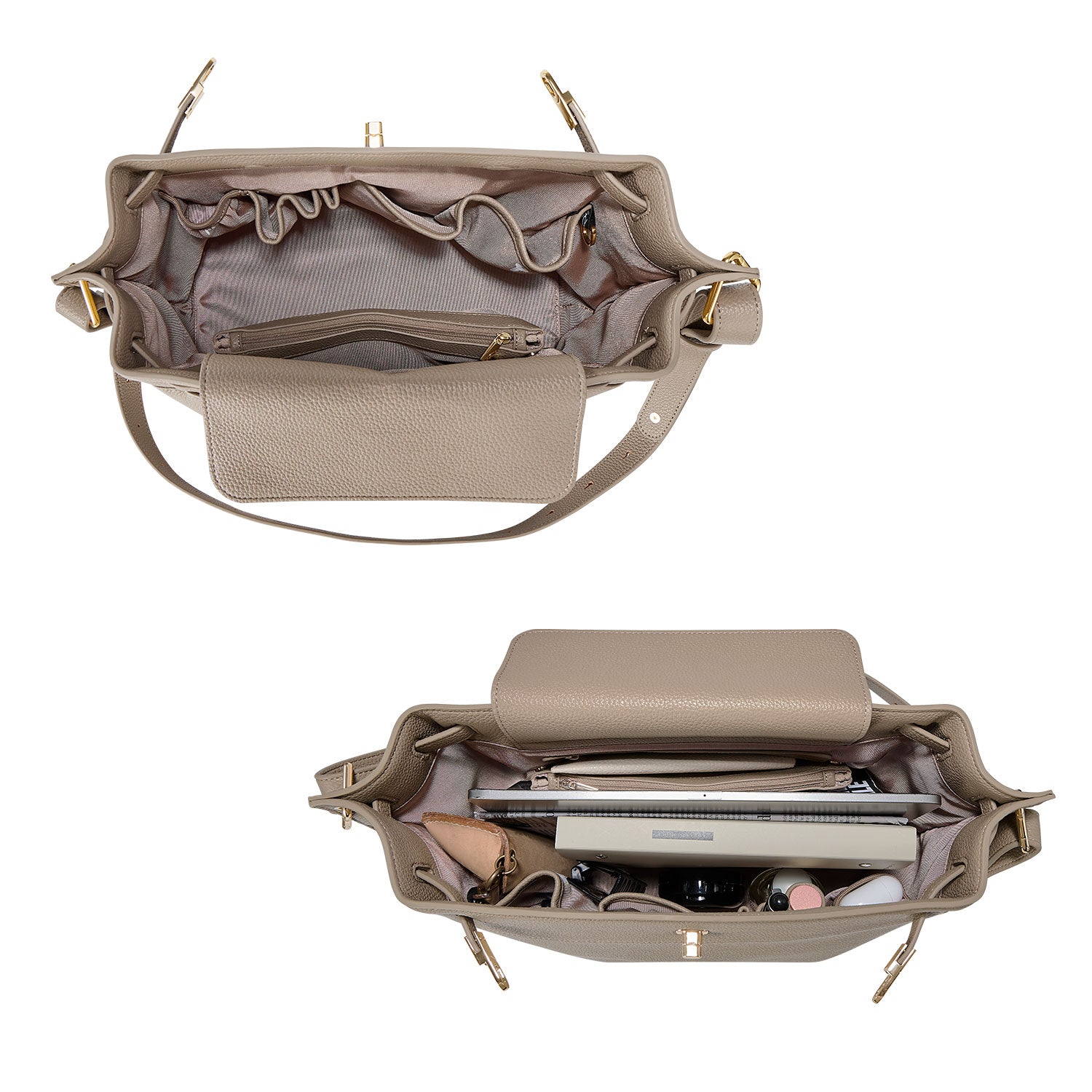 Business - Tasche "Alla" in Nude