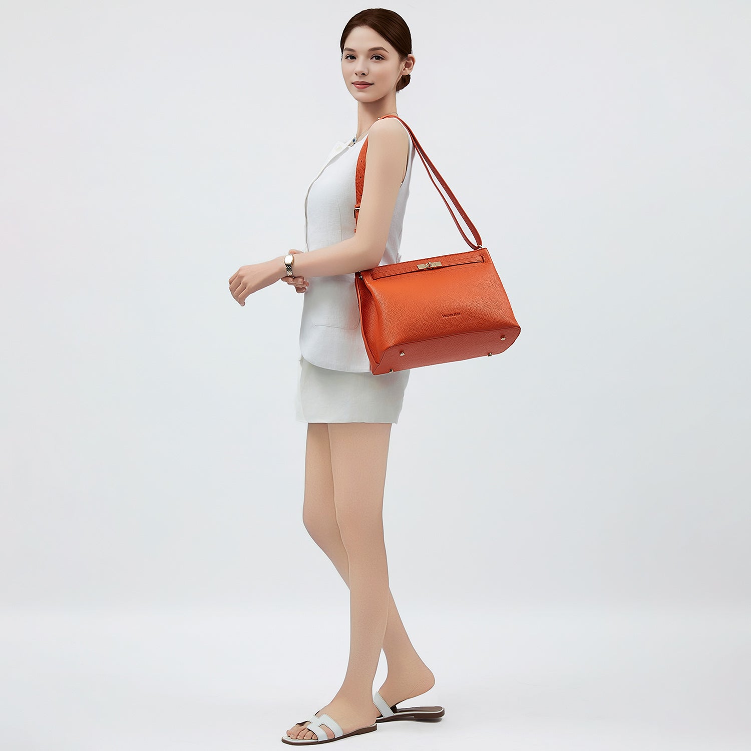 Business bag "Alla" in orange