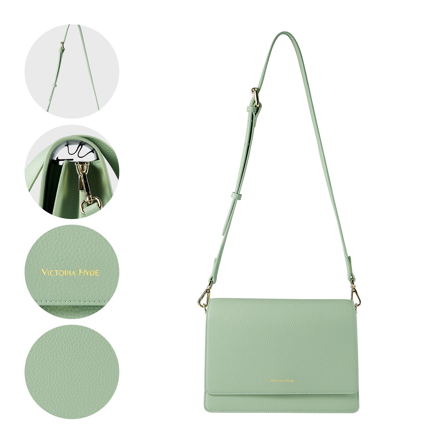 Handtasche "Luna" in Grün