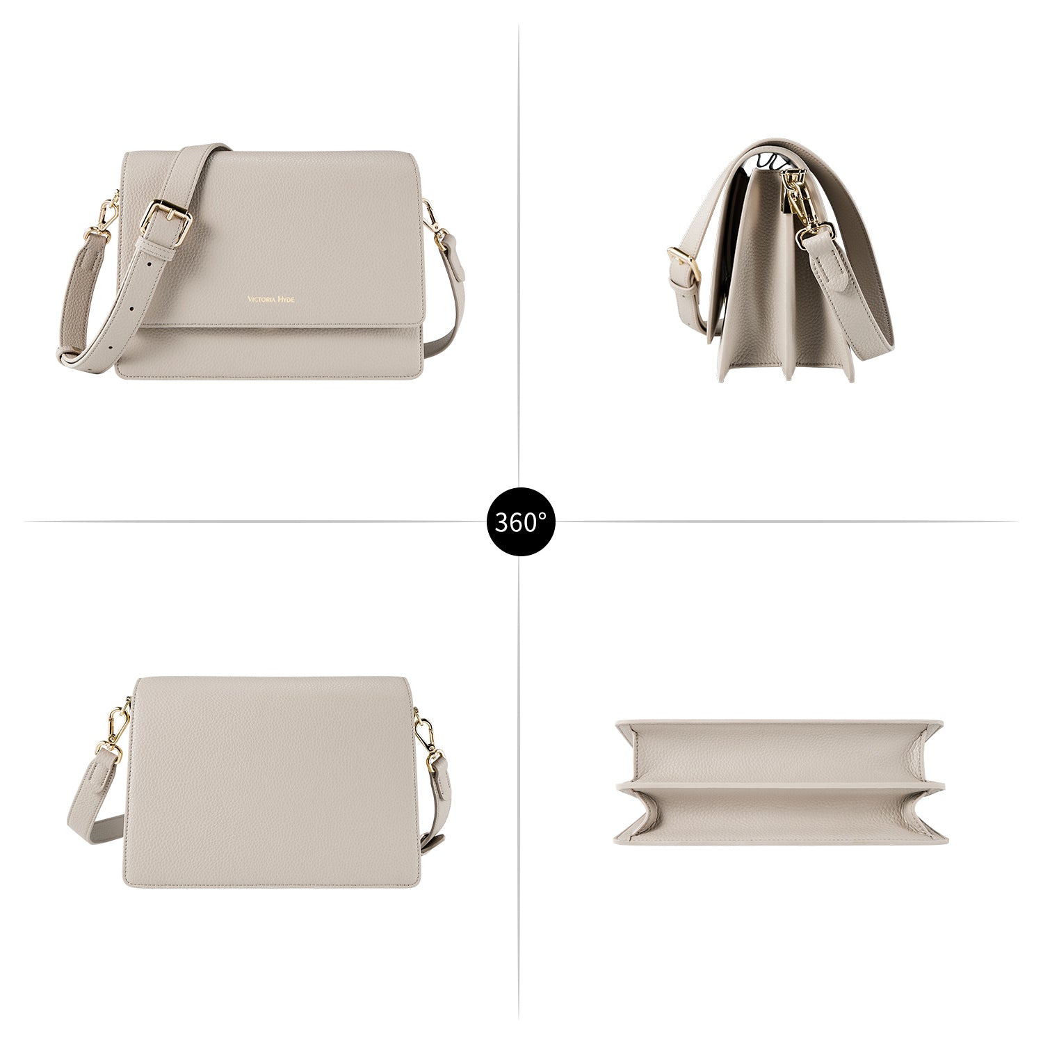 Handtasche "Luna" in Nude