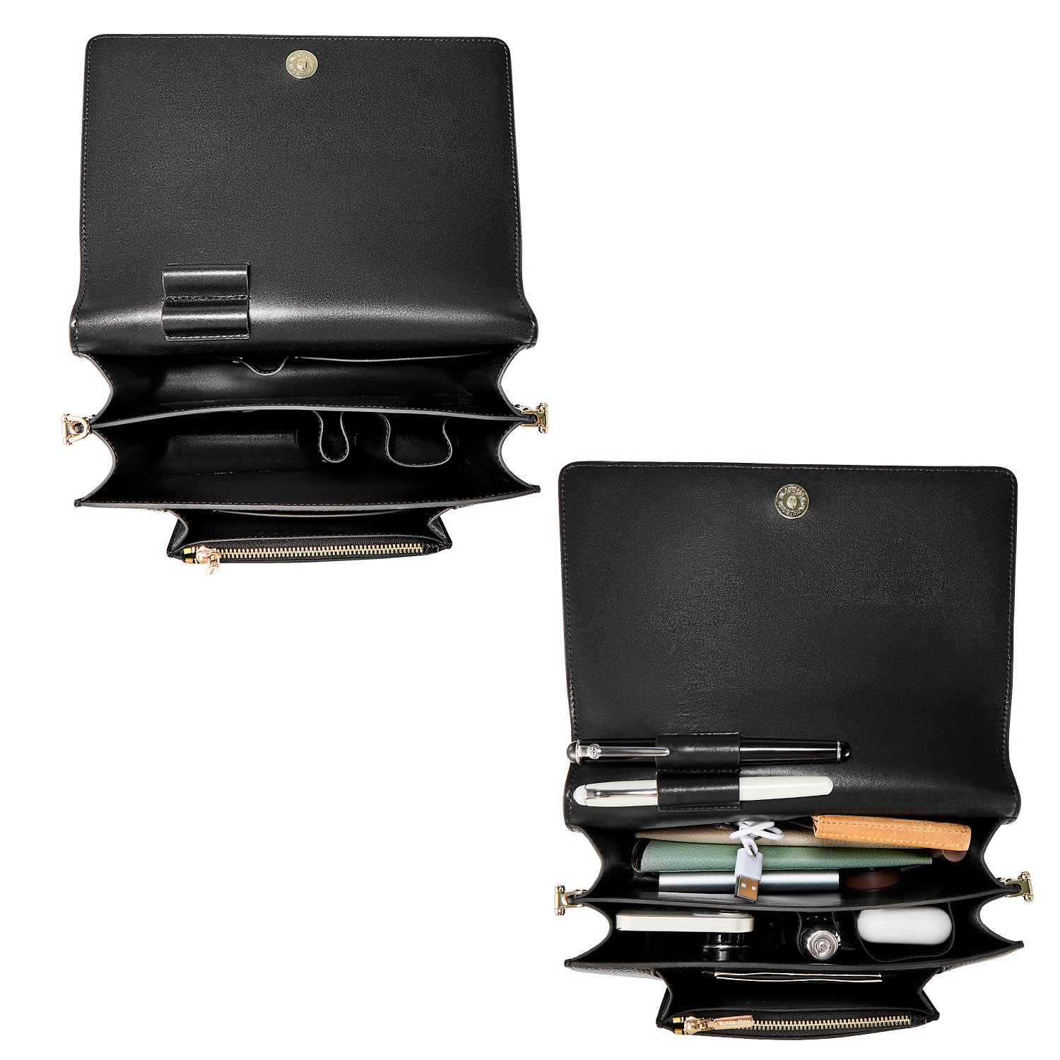 Handtasche "Luna" in Schwarz