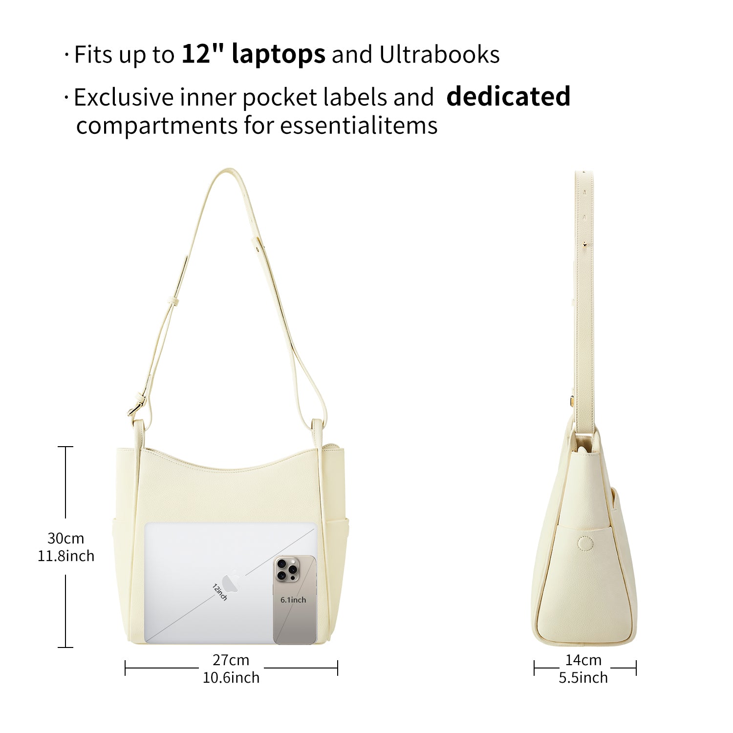 Business bag "Olivia" in white