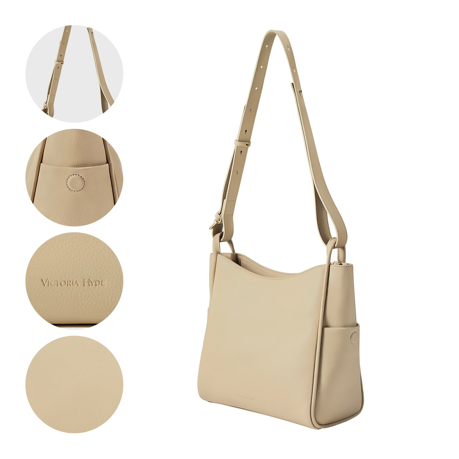 Handtasche "Olivia" in Nude