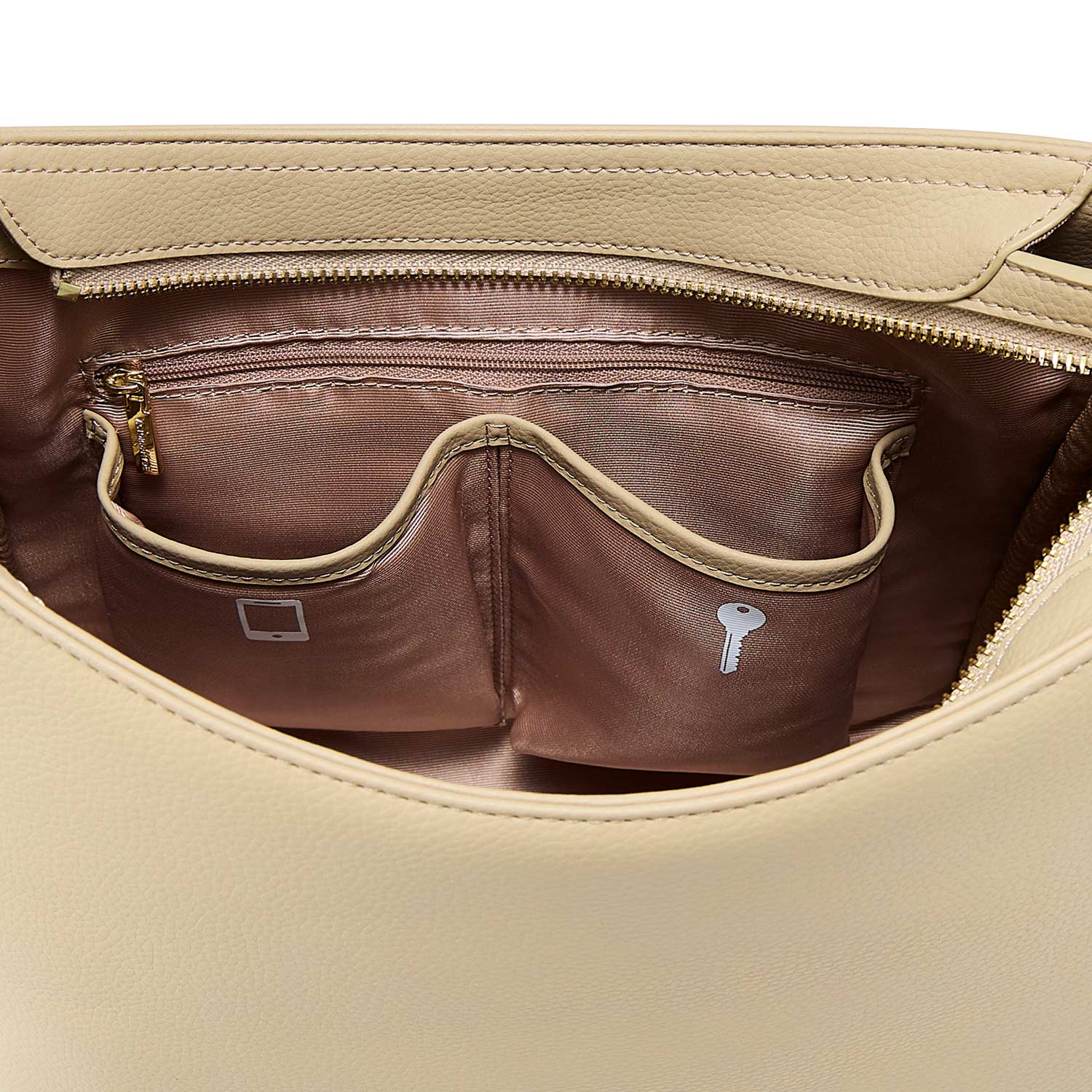 Handtasche "Olivia" in Nude