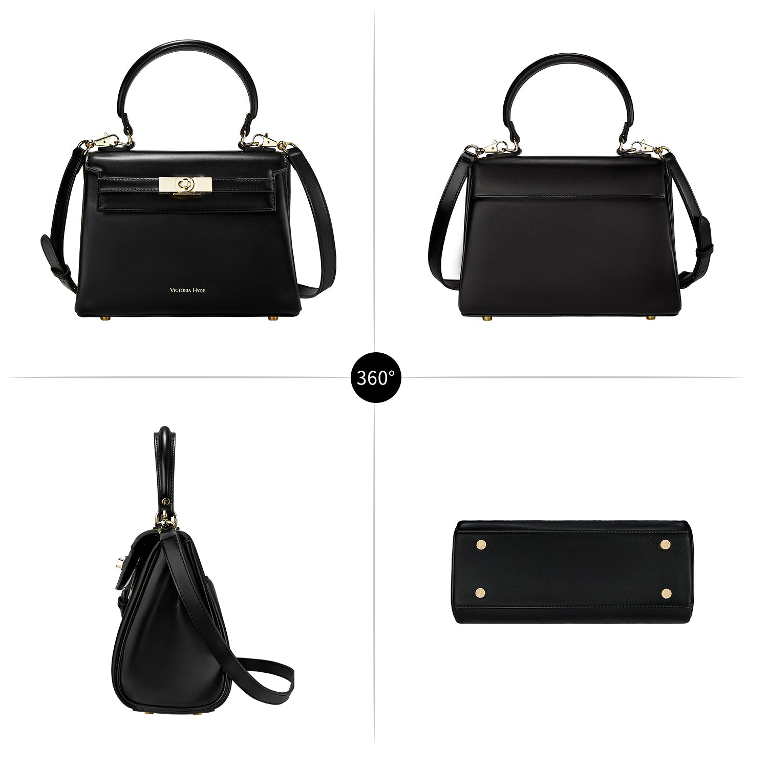 Victoria Small ladies' handbag in black