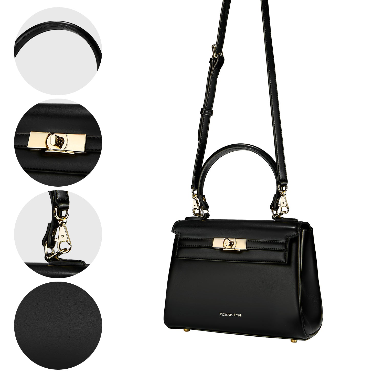 Victoria Small ladies' handbag in black