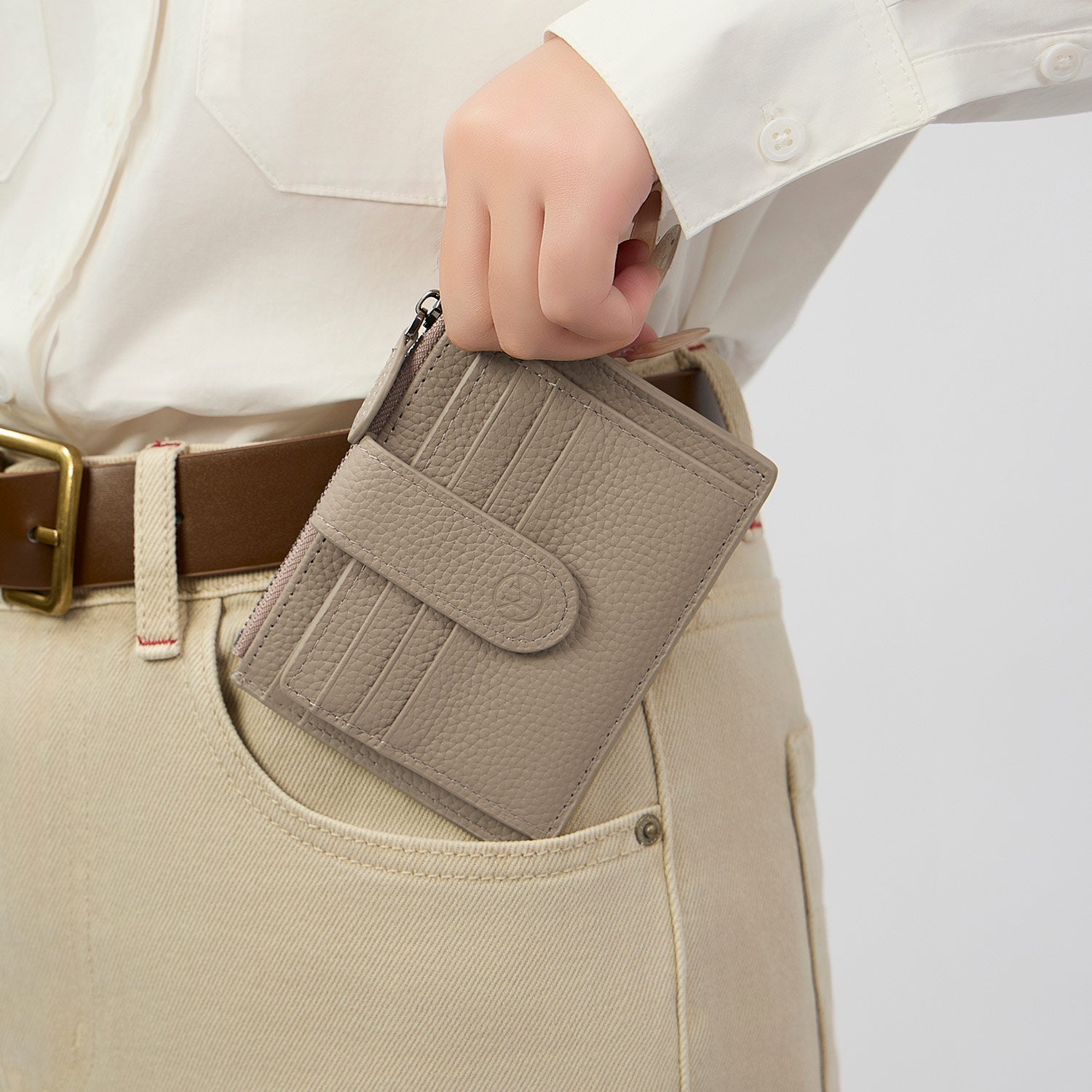 Kartenetui Vivi in Beige