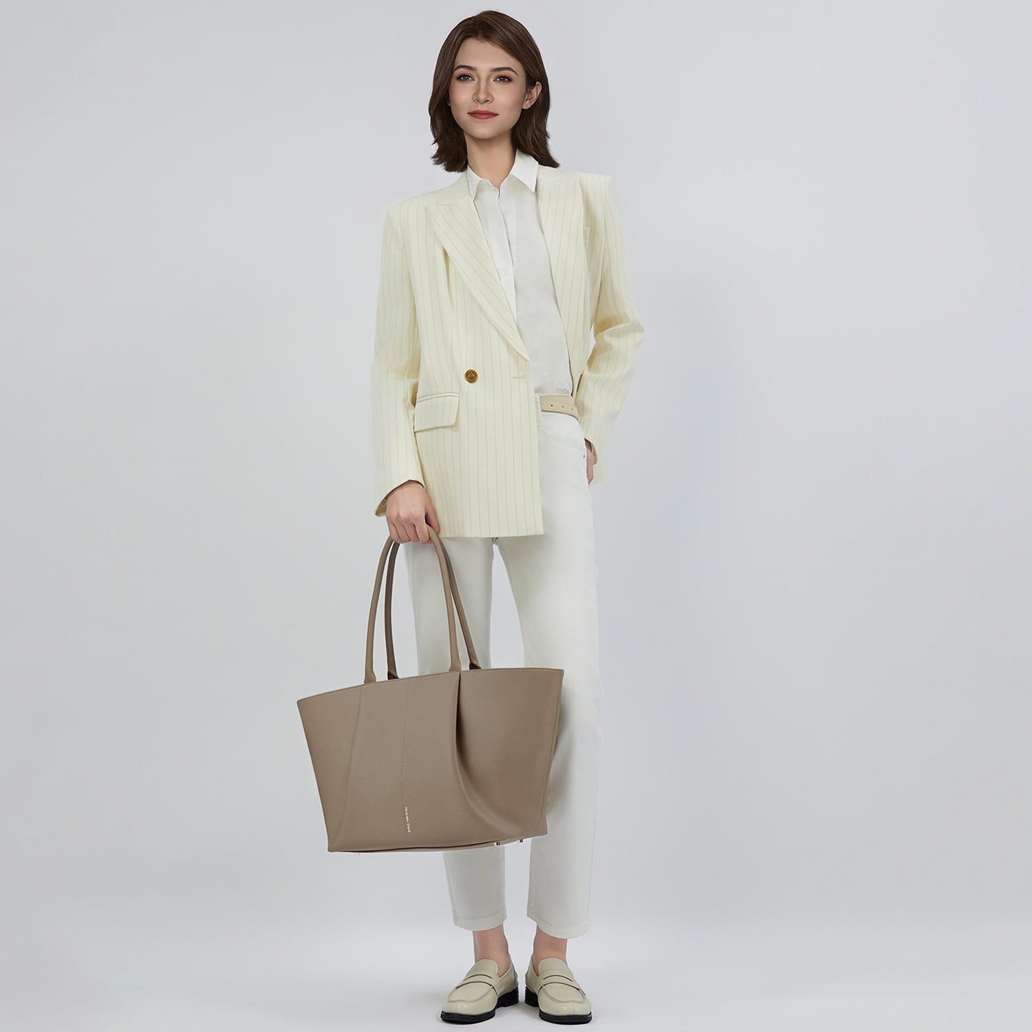 Business & Laptop Handtasche Ada Beige
