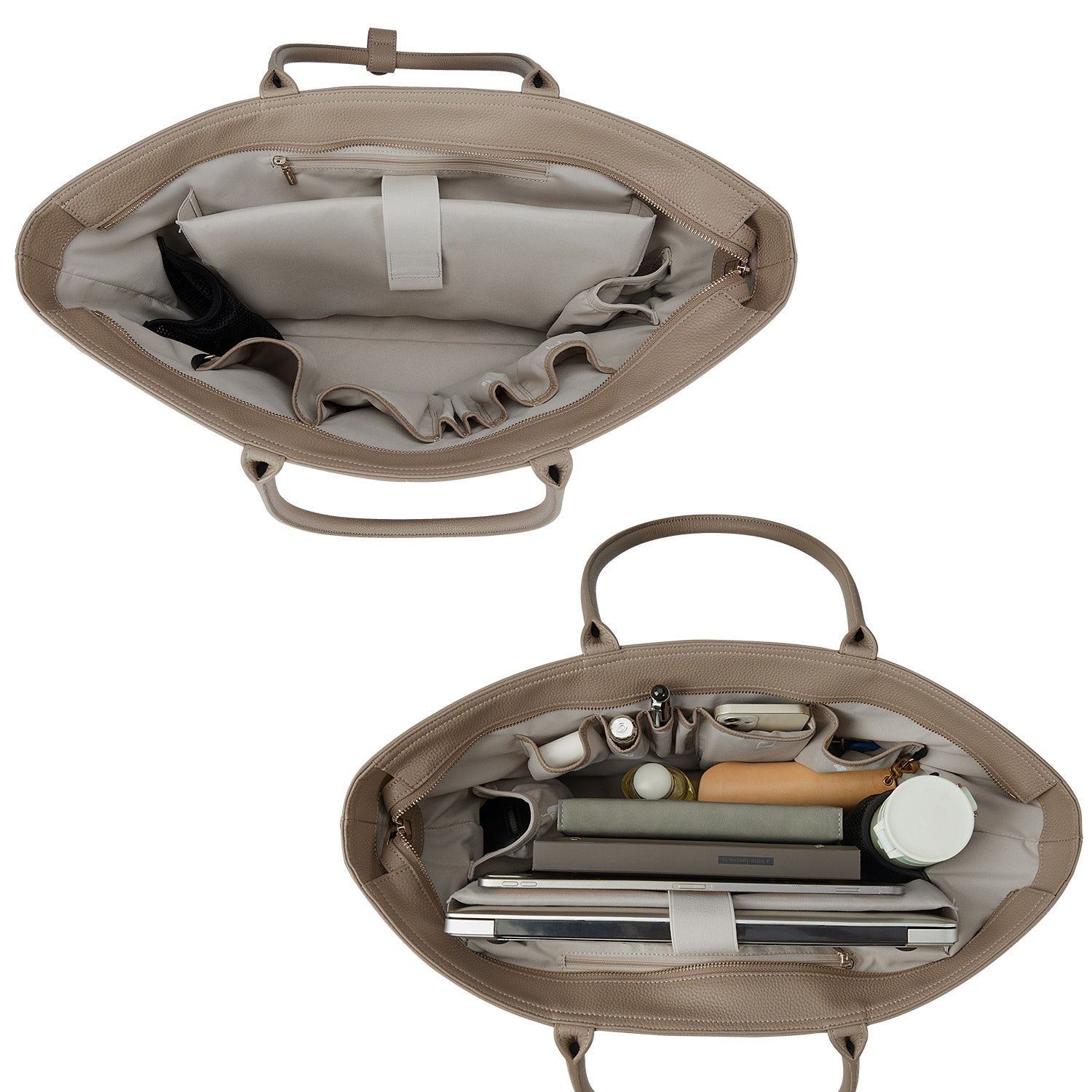 Business & Laptop Handtasche Ada Beige