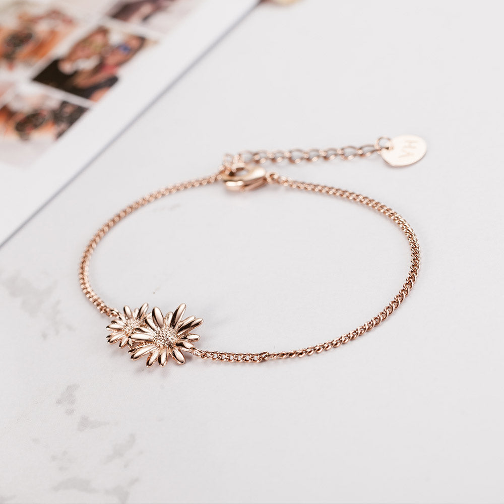 Victoria Hyde, VH82004F, Maida Vale Daisy, Armband, Rosegold, Vorderansicht-2