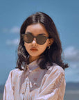 Victoria Hyde, VH90020F, Una, Sonnenbrille, Schwarz, Modelbild-5