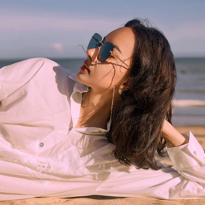 Victoria Hyde, VH90022F, Passang, Sonnenbrille, Grün, Modelbild-2