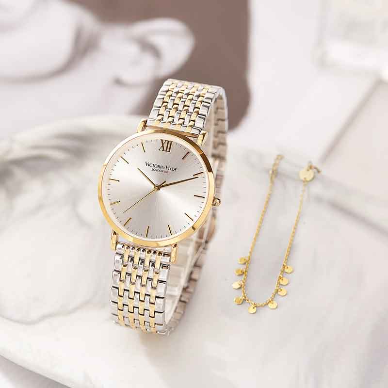 Gift Set Primrose Classic Bicolor in Gold Silver