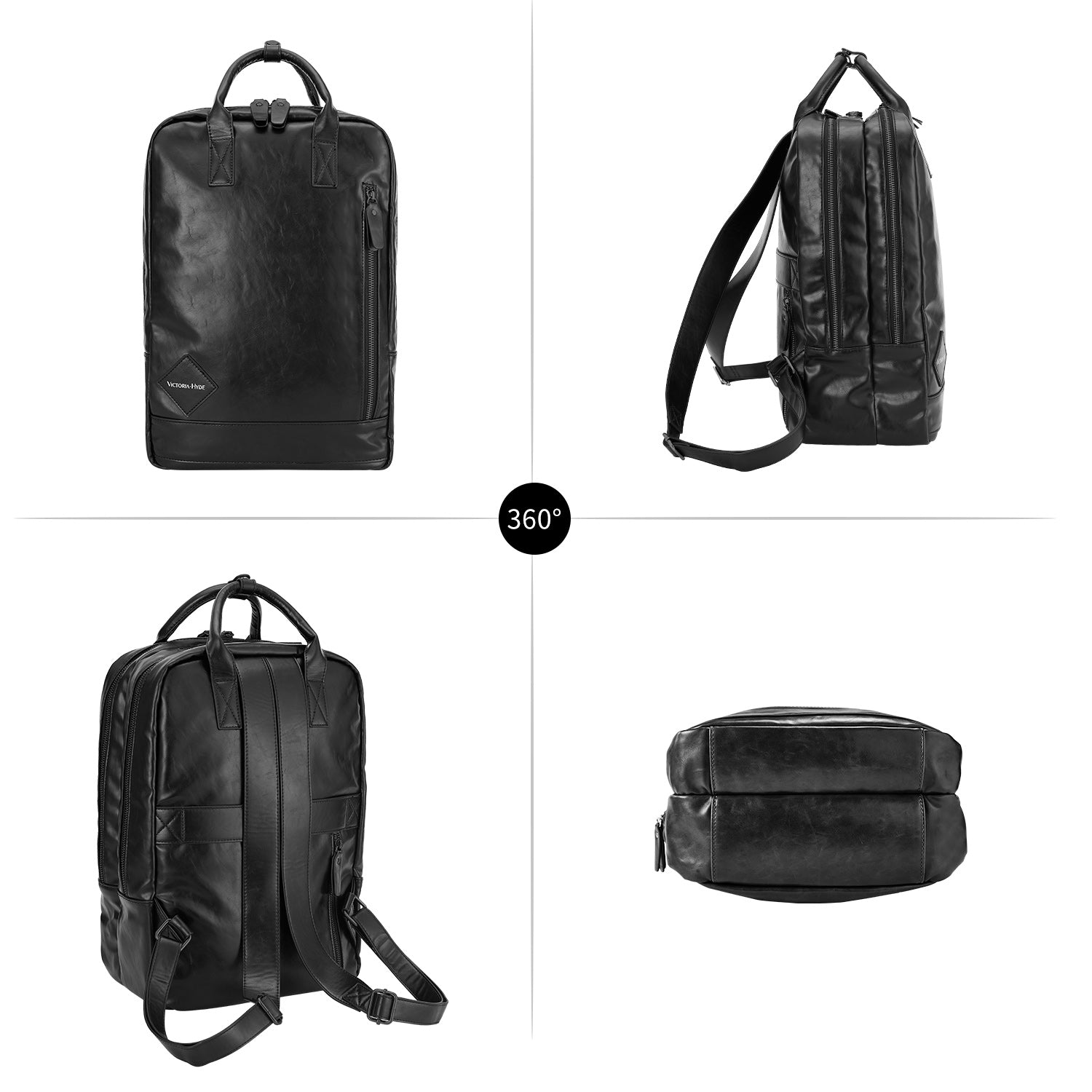 Backpack Cowboy in Black – Victoria Hyde London