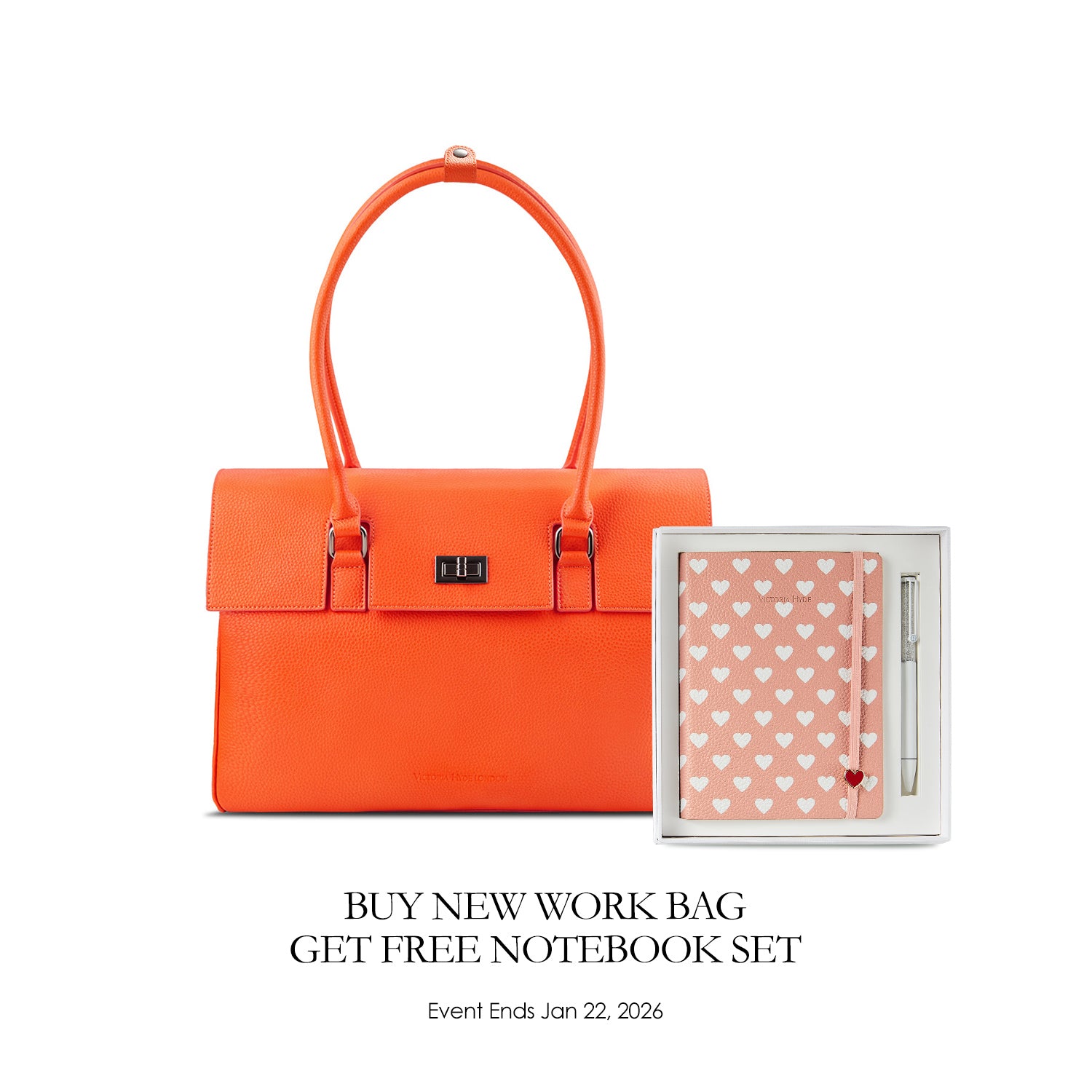 Business & Laptop handbag Jolene large orange – Victoria Hyde London