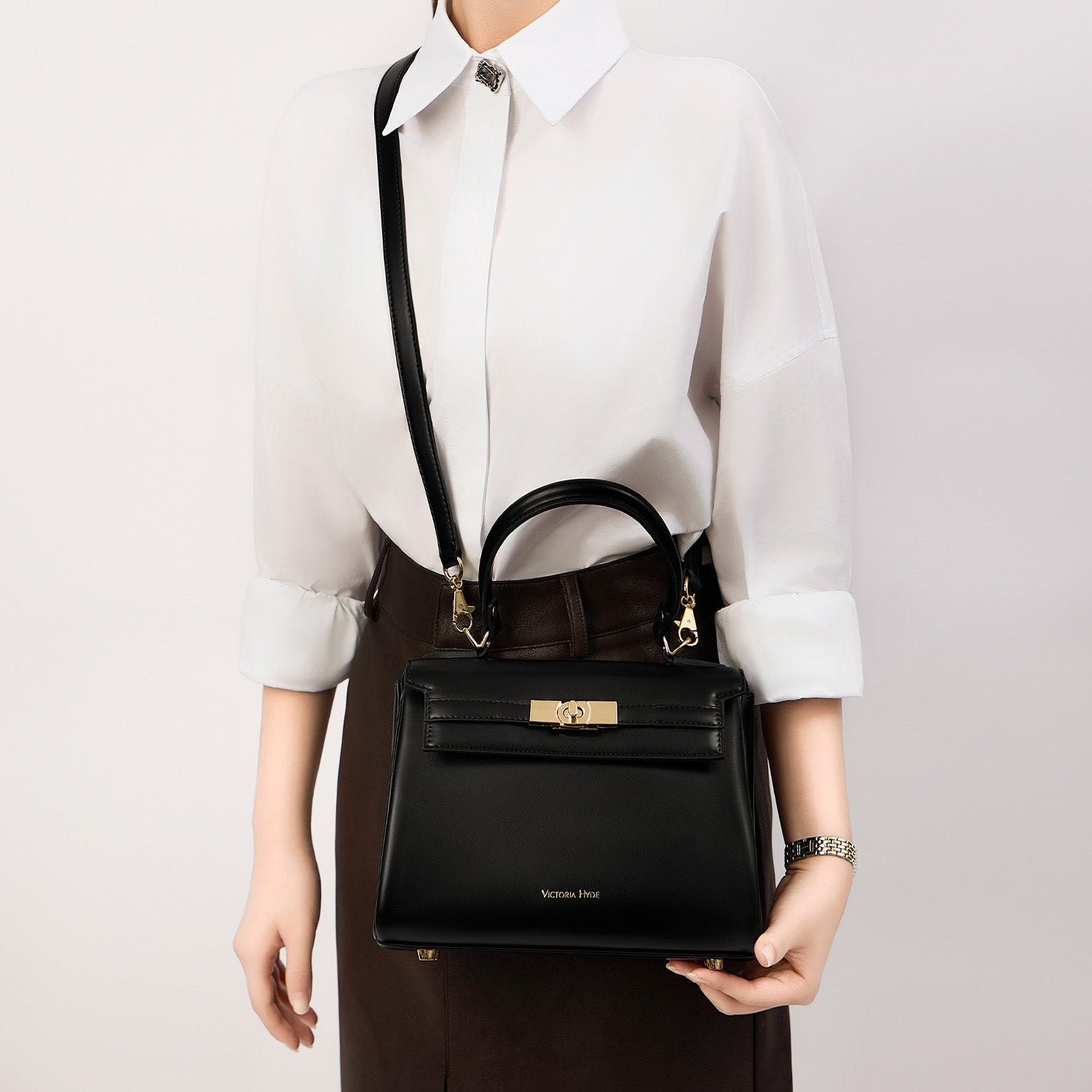 Victoria Small ladies' handbag in black