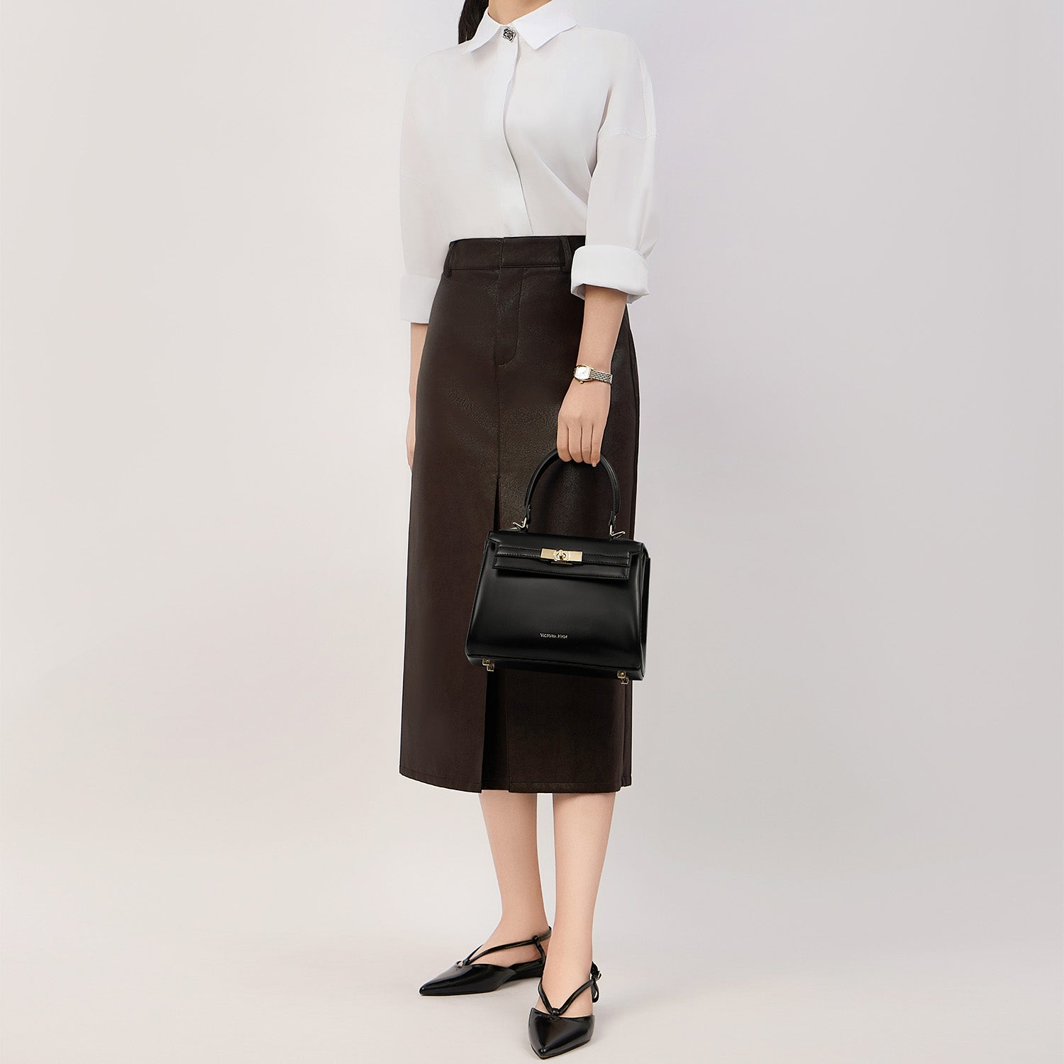 Victoria Small ladies' handbag in black