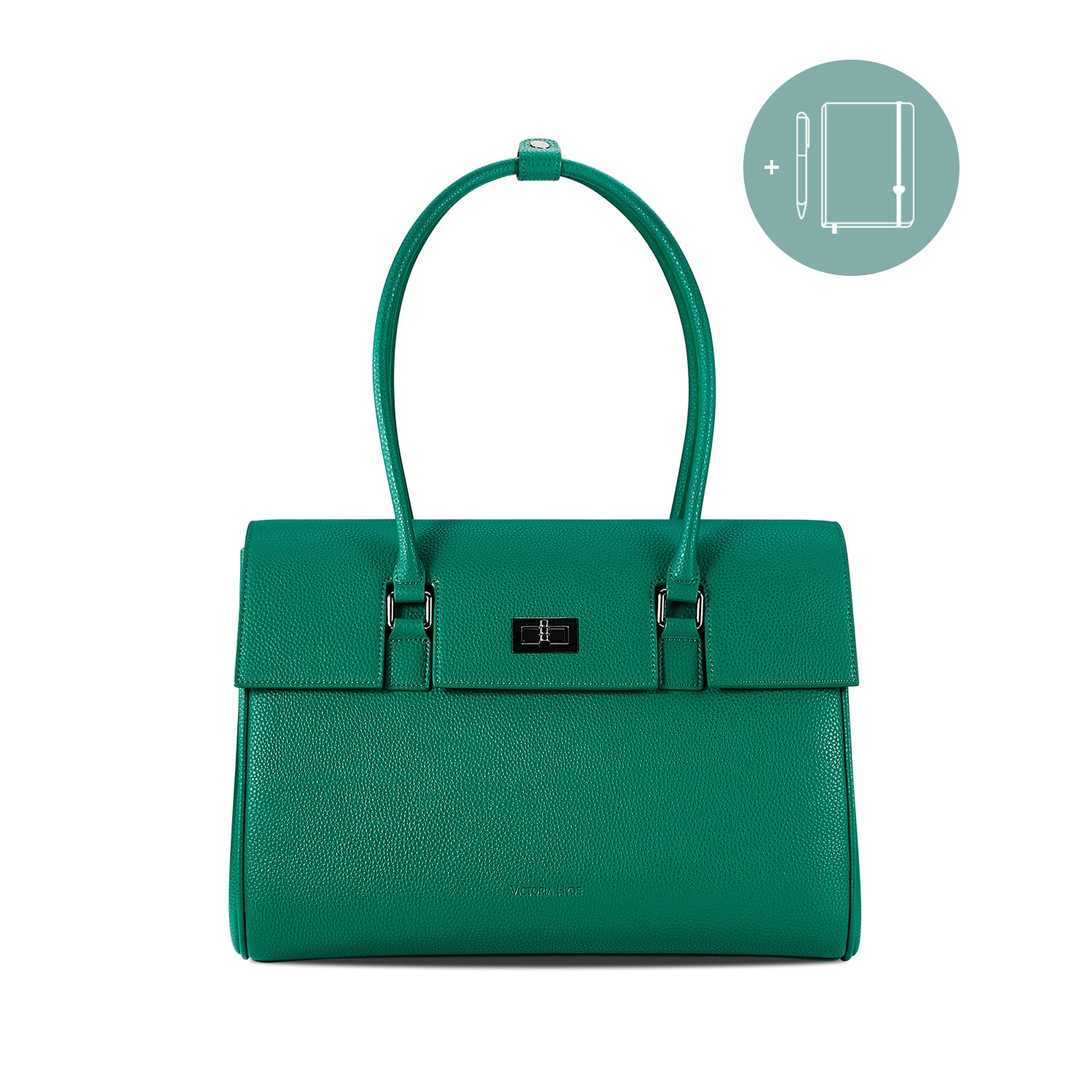 Business & Laptop Handtasche Jolene groß grün