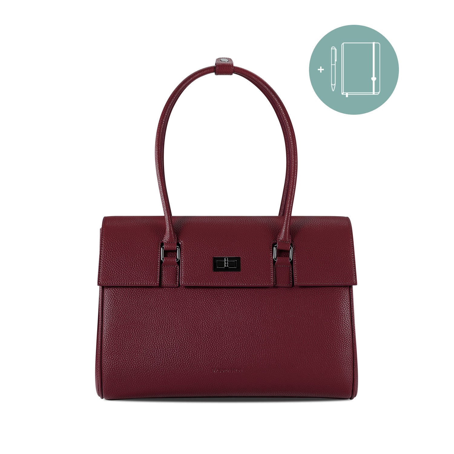 Business & Laptop Handtasche Jolene groß Weinrot