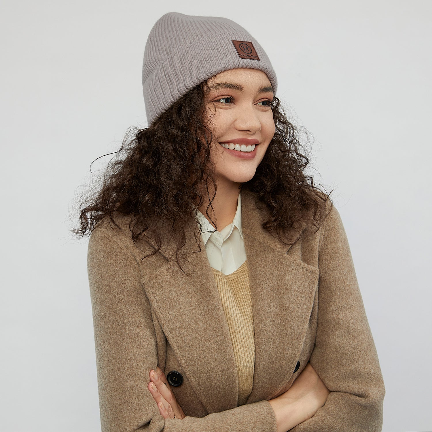 Wool hat Brendt in Oatmeal for women in business