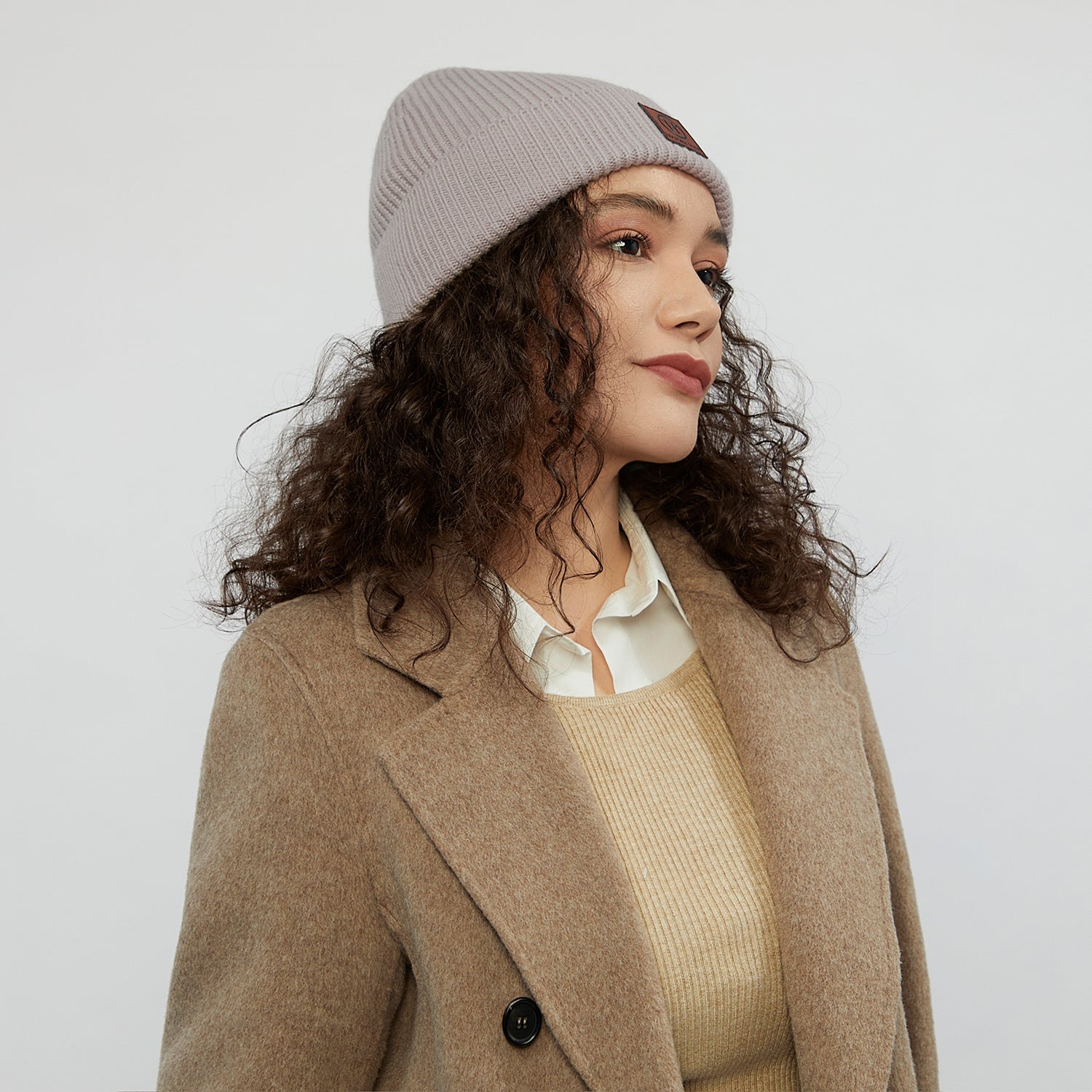 Wool hat Brendt in Oatmeal for women in business