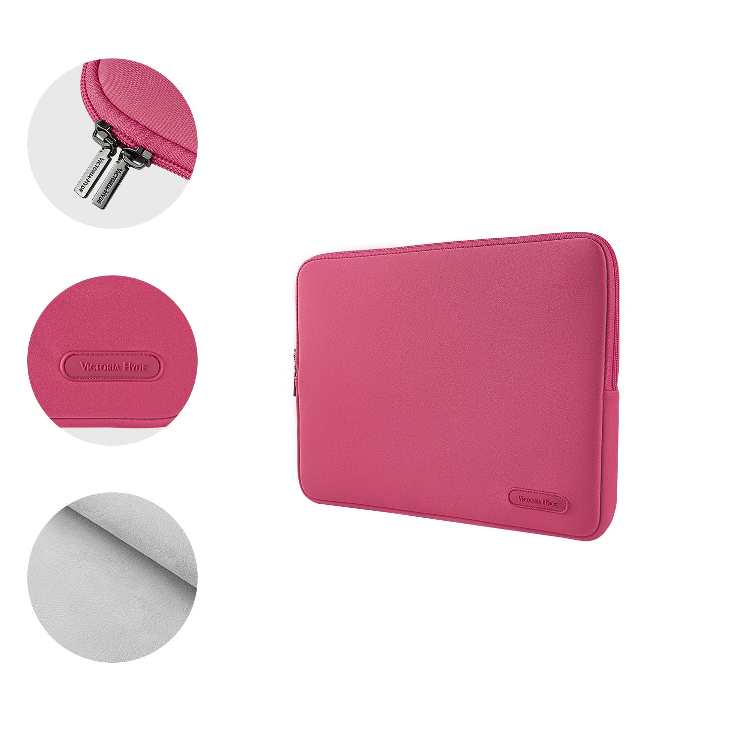 New Work Laptop Sleeve Adam in Pink for women in business