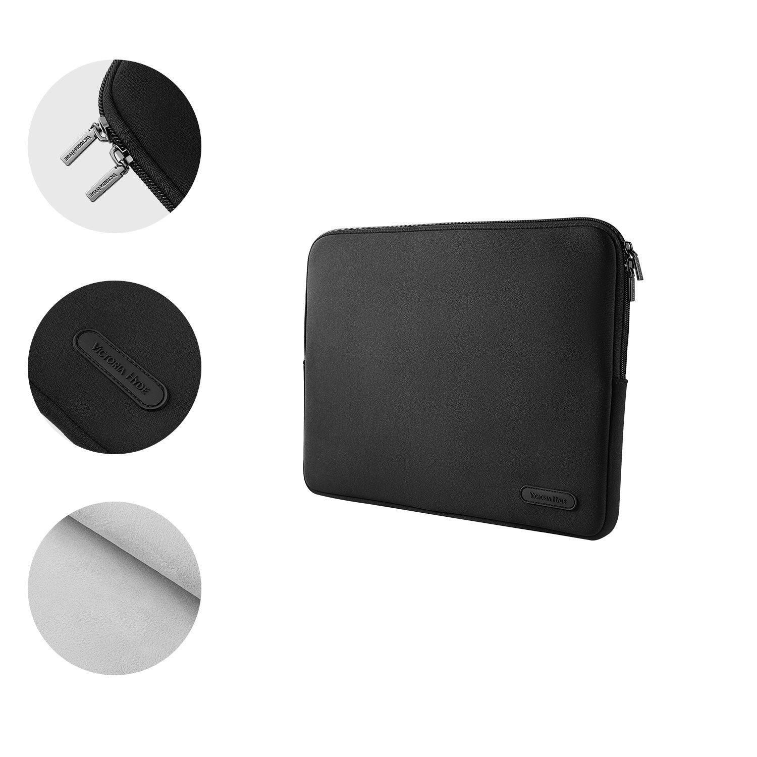 New Work Laptop Sleeve Adam in Black for women in business