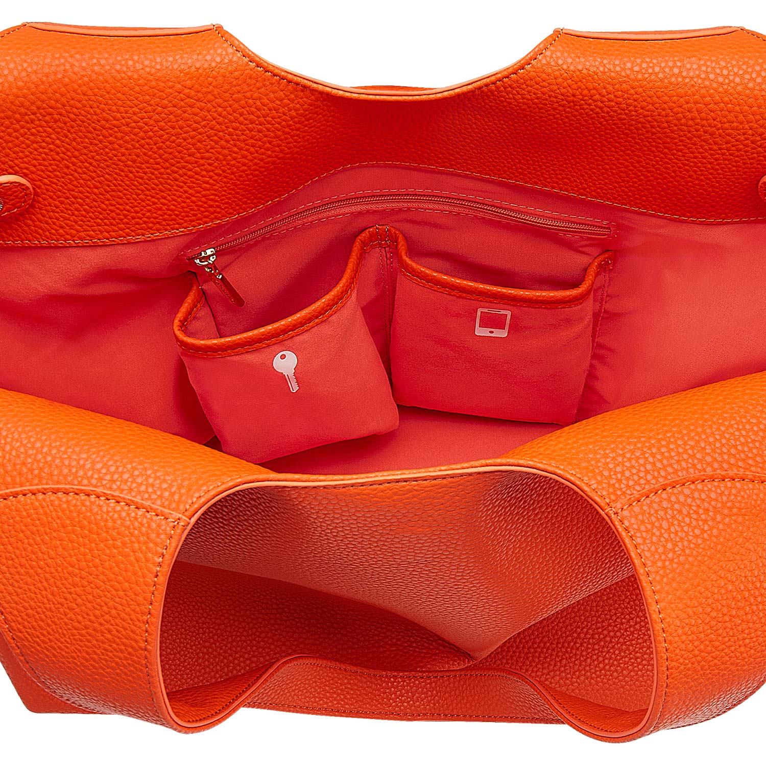 New Work Bag Strive Orange sustainable tote bag with laptop compartment for women in business