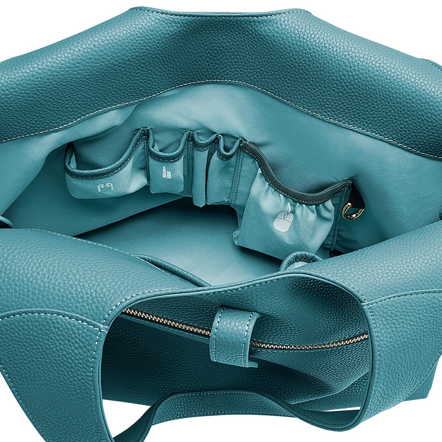 New Work Bag Strive Blue sustainable tote bag with laptop compartment for women in business