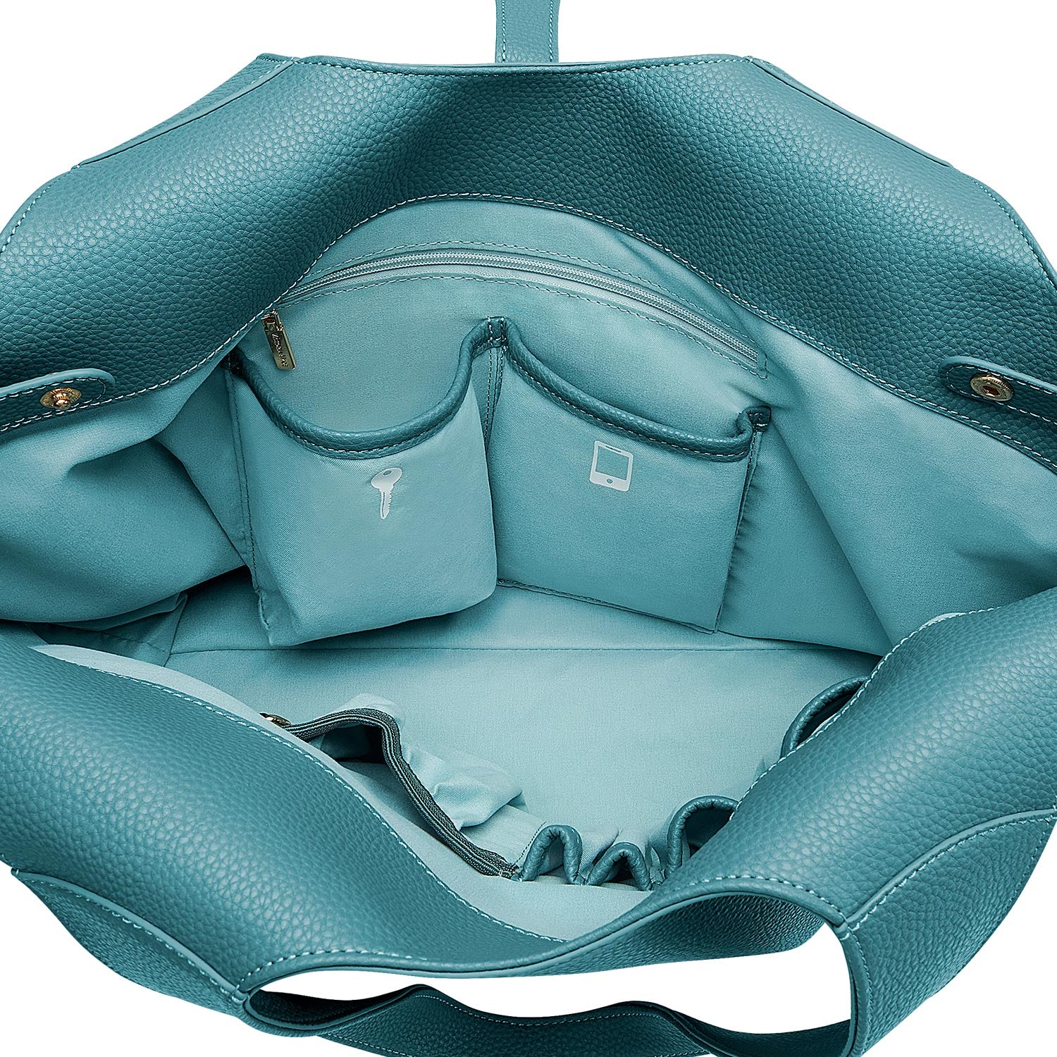 New Work Bag Strive Blue sustainable tote bag with laptop compartment for women in business