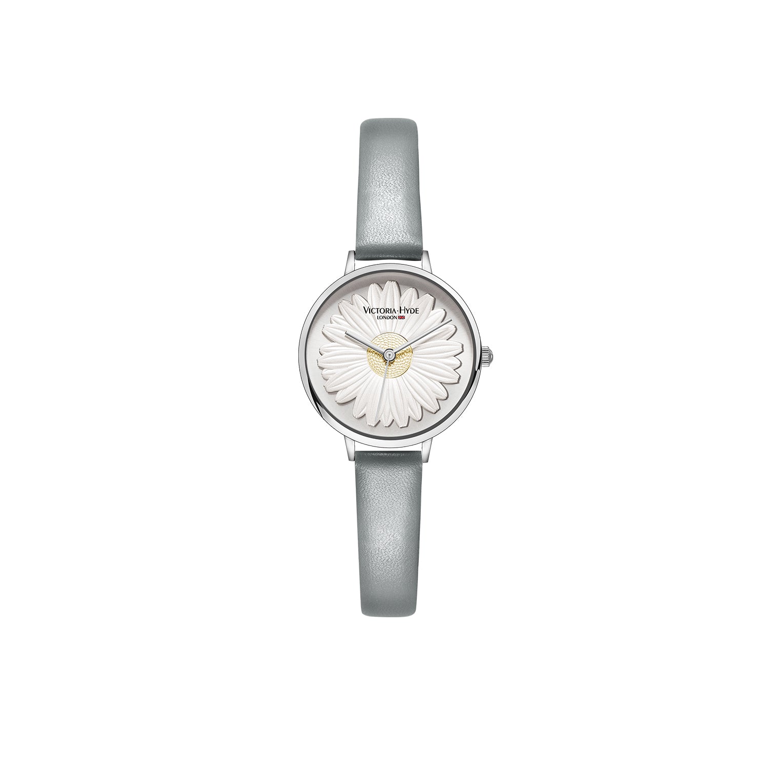 Uhr Maida Vale Daisy in Silber Grau