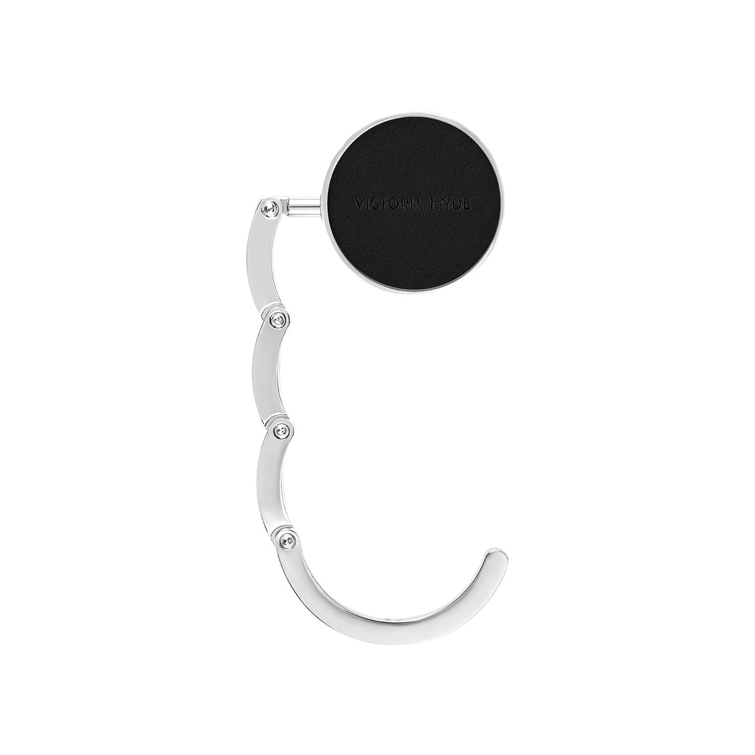 Victoria Hyde anti-slip purse hook “Abigail” – silicone grip, scratch-free, 32.9g, 43.5mm diameter, compact, stylish bag accessory for women.