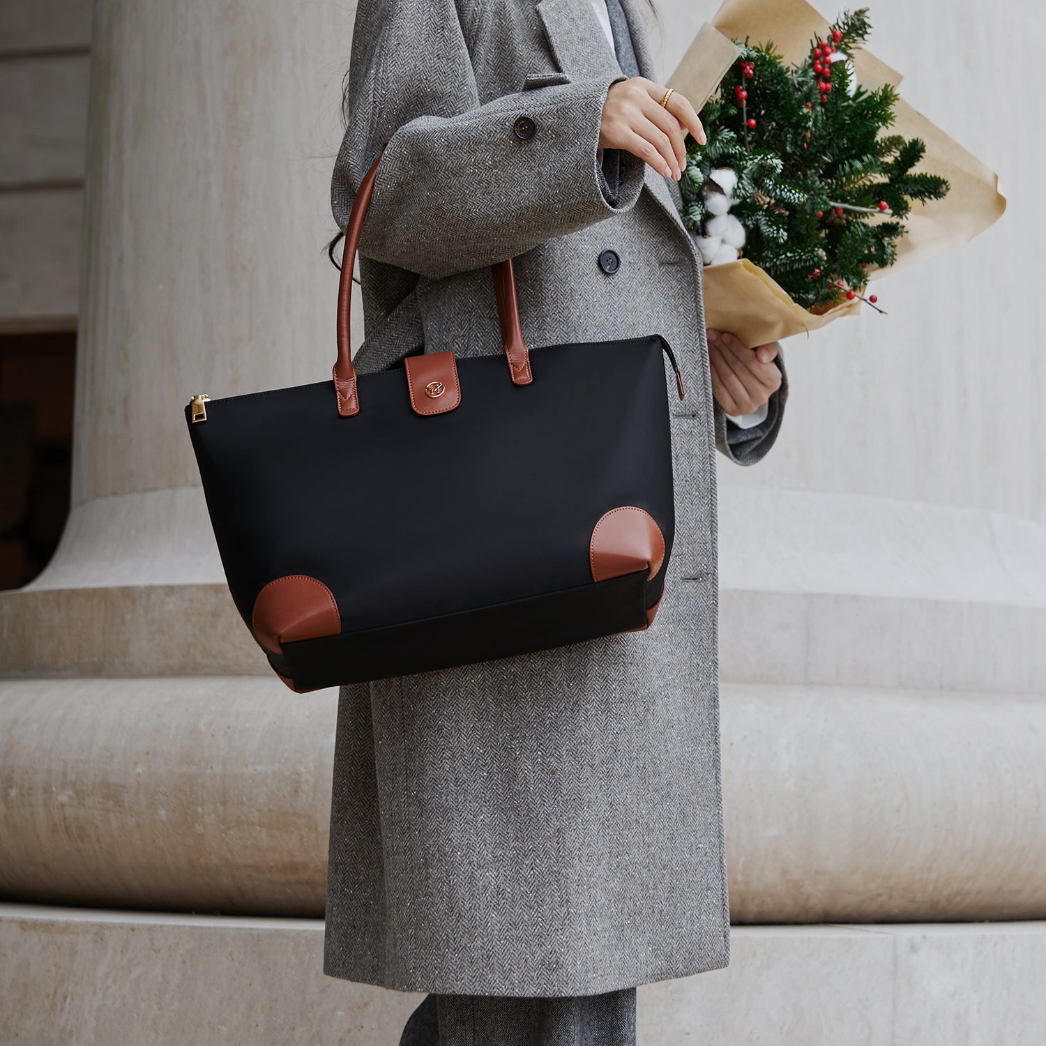 Business &amp; notebook handbag Eva black