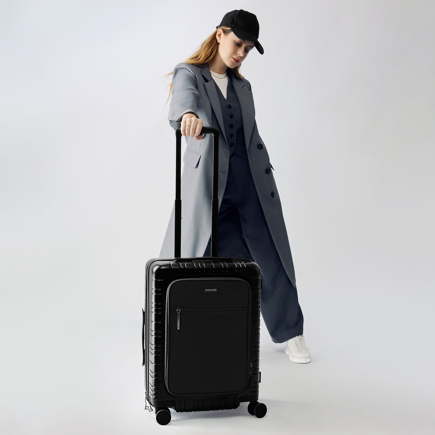 Luxus Business Trolley Super Woman in Schwarz | Victoria Hyde