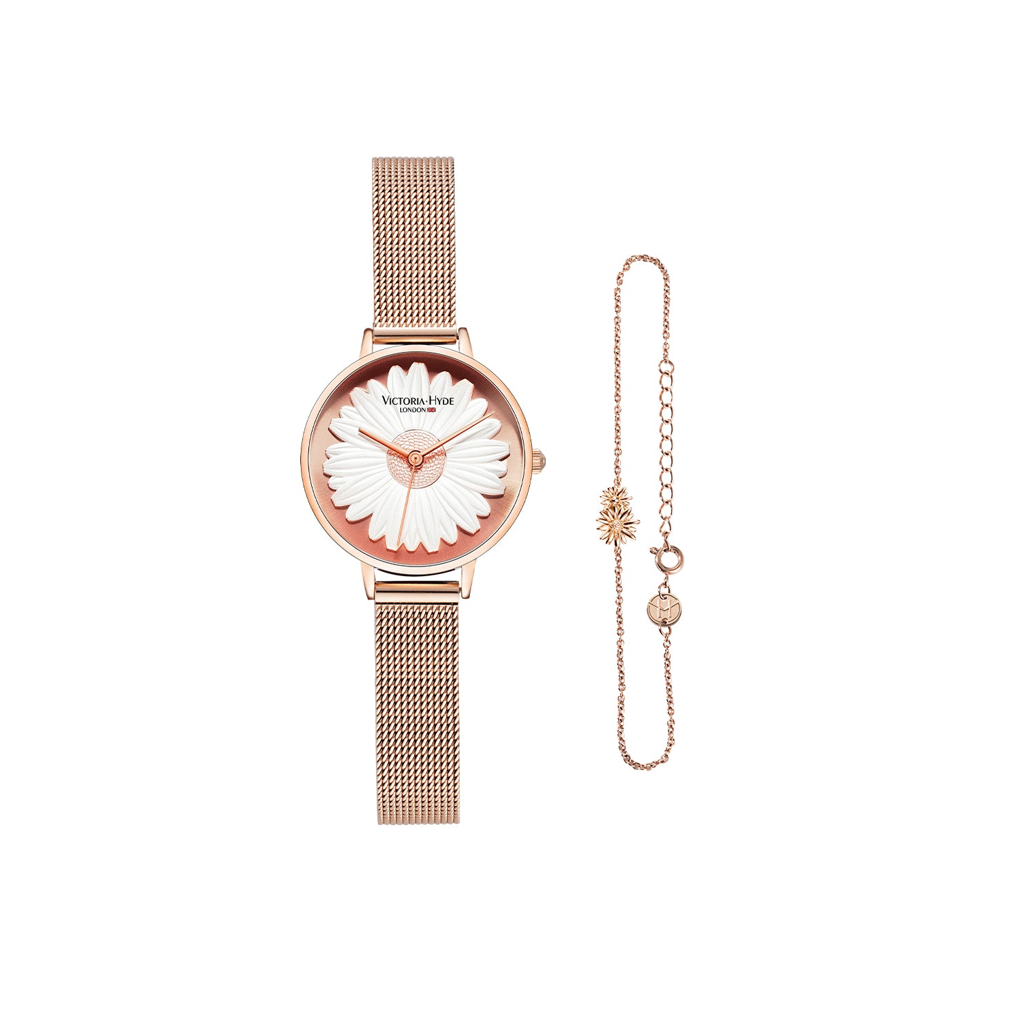 Gift Set Maide Vale Daisy in Rosegold 