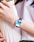 Uhr Parsons Green Butterfly Blau