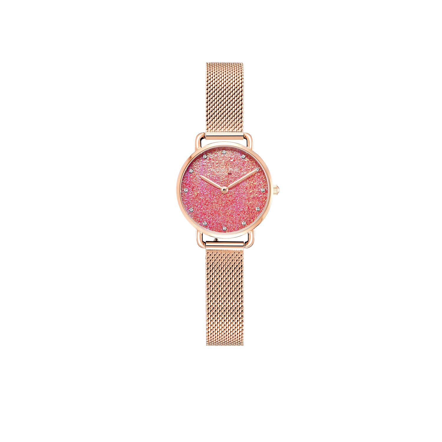Watch Galaxy Sparkle Mesh in Rosegold Red