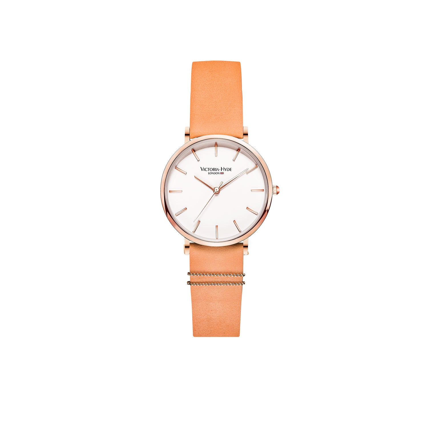 Watch Seven Sisters Classic Leather in Orange White 