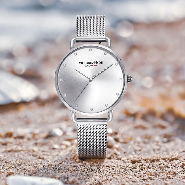 Uhr Chesil Beach Silber