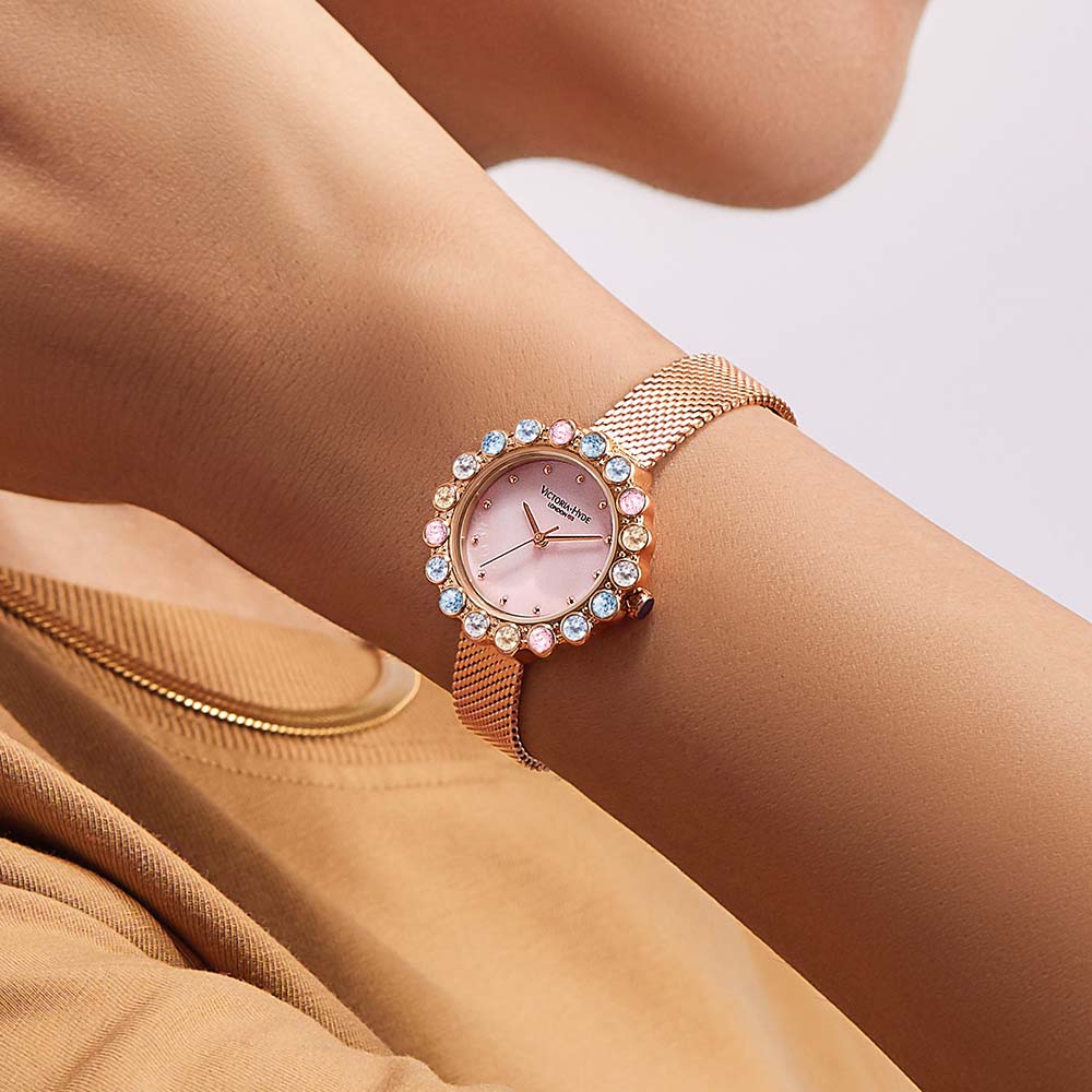 Victoria Hyde, VH30150, Petals, Rosegold, Damenuhr, Armbanduhr, Modelbild-3
