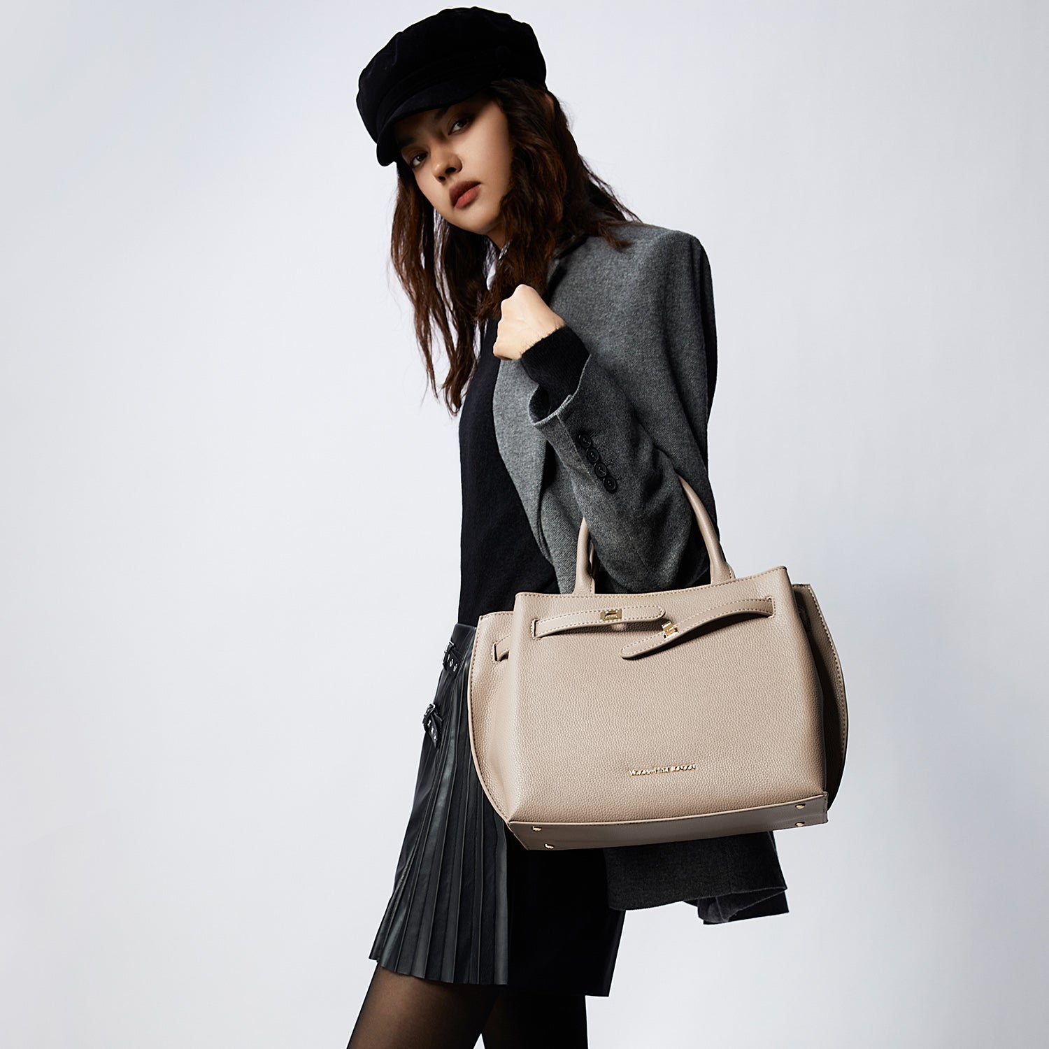 Handbag Lambeth in Nude – Victoria Hyde London