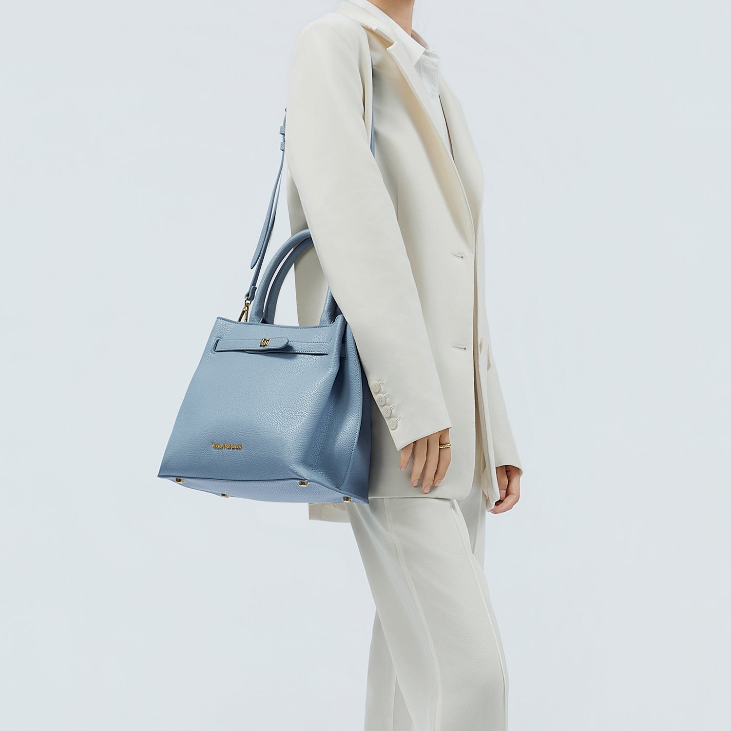 Lambeth handbag in Blue – Victoria Hyde London