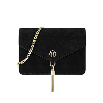 Victoria Hyde, VH60058, Bella, Schwarz, Damentasche, Umhängetasche, Handtasche, Vorderansicht