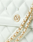Victoria Hyde, VH60088, Fondant Cakes, Weiß, Handtasche, Damentasche, Umhängetasche, Perlen Details, gold Hardware, Details