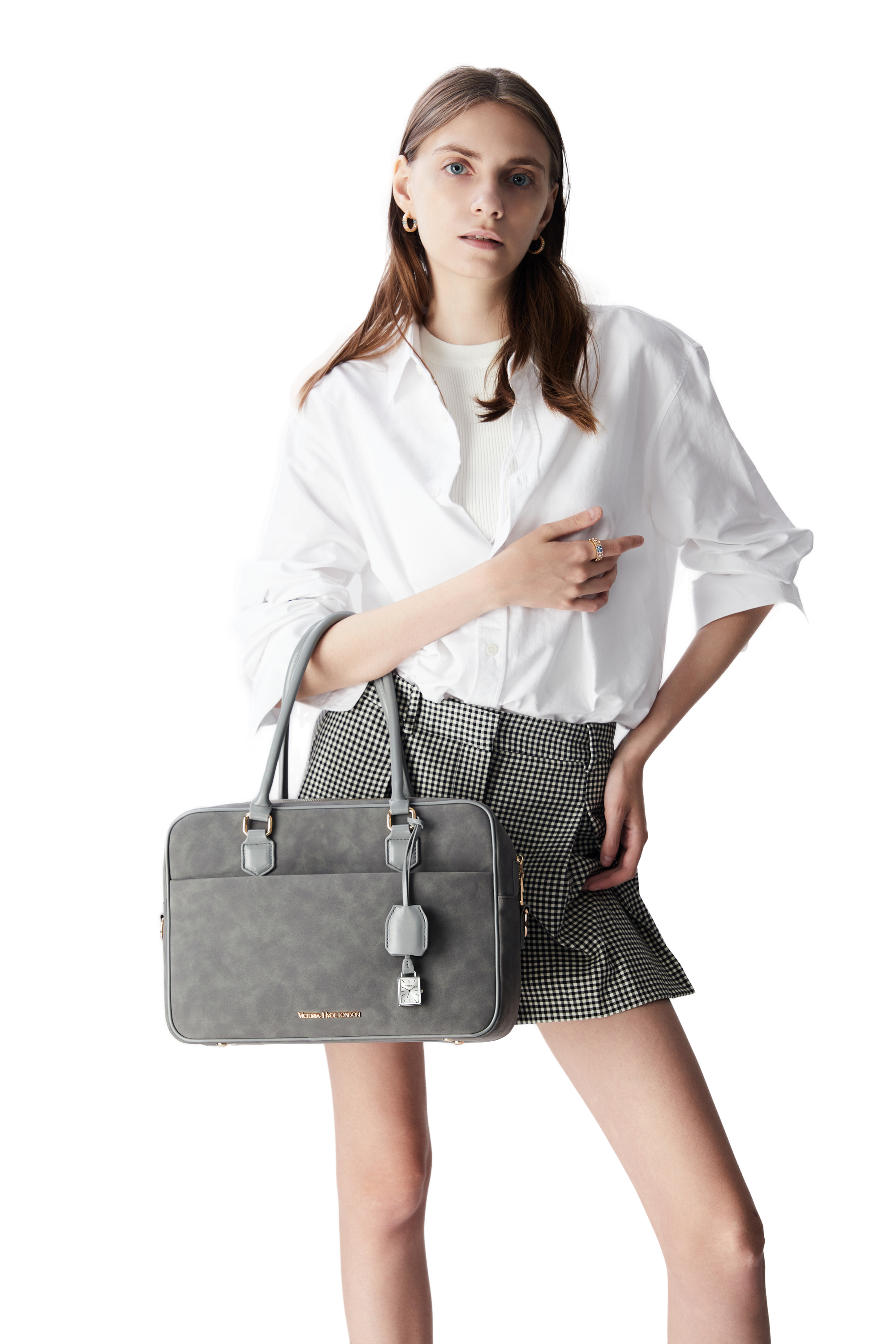Handbag Margaret in Grey