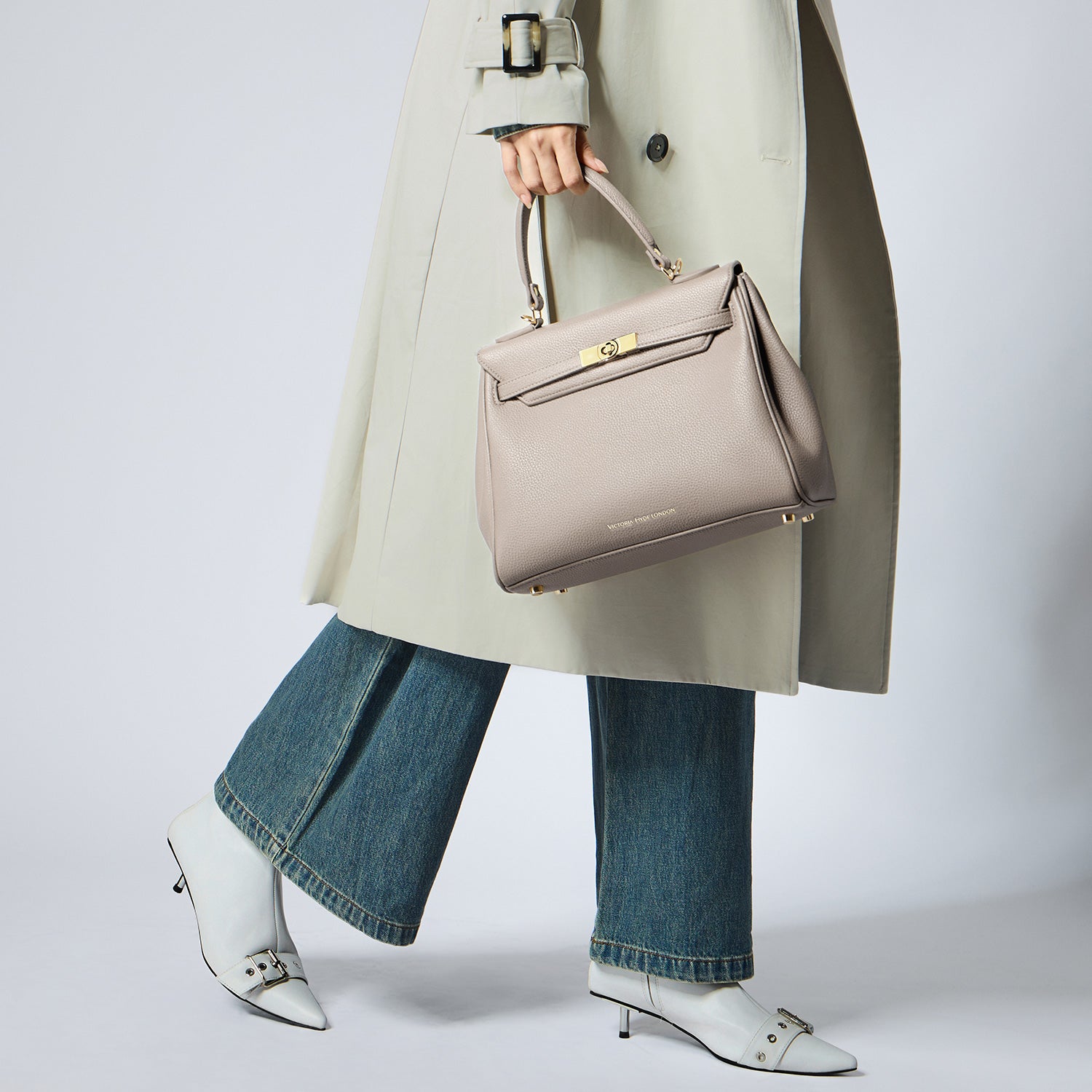 new_work_bag Victoria II nude business bag.Elegant nude Victoria Hyde handbag with light gold details. Vegan PU leather, 3-in-1 carry style (hand/shoulder/crossbody). Spacious interior: pockets for lipstick, keys, sunglasses. Lightweight &amp; regal for daily or evening wear.