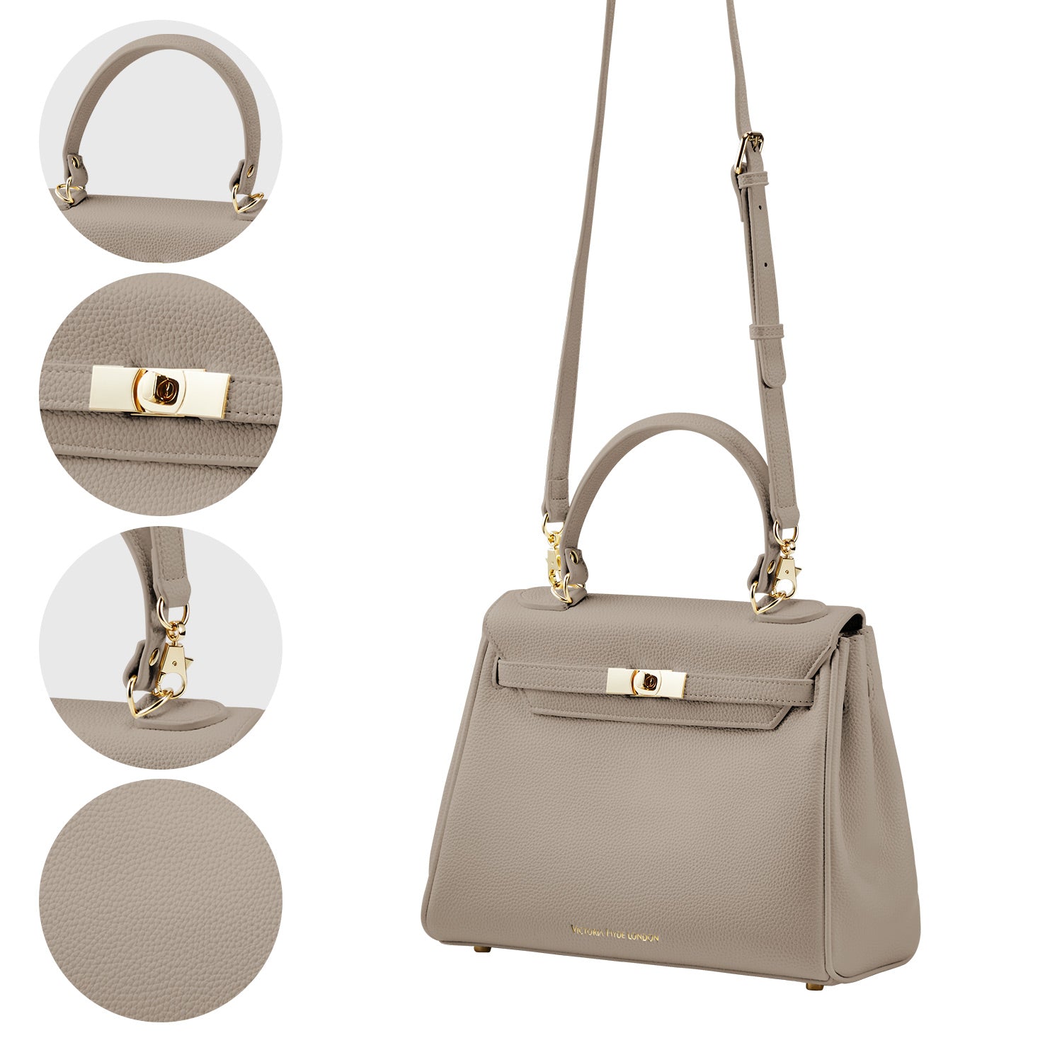new_work_bag Victoria II nude business bag.Elegant nude Victoria Hyde handbag with light gold details. Vegan PU leather, 3-in-1 carry style (hand/shoulder/crossbody). Spacious interior: pockets for lipstick, keys, sunglasses. Lightweight & regal for daily or evening wear.
