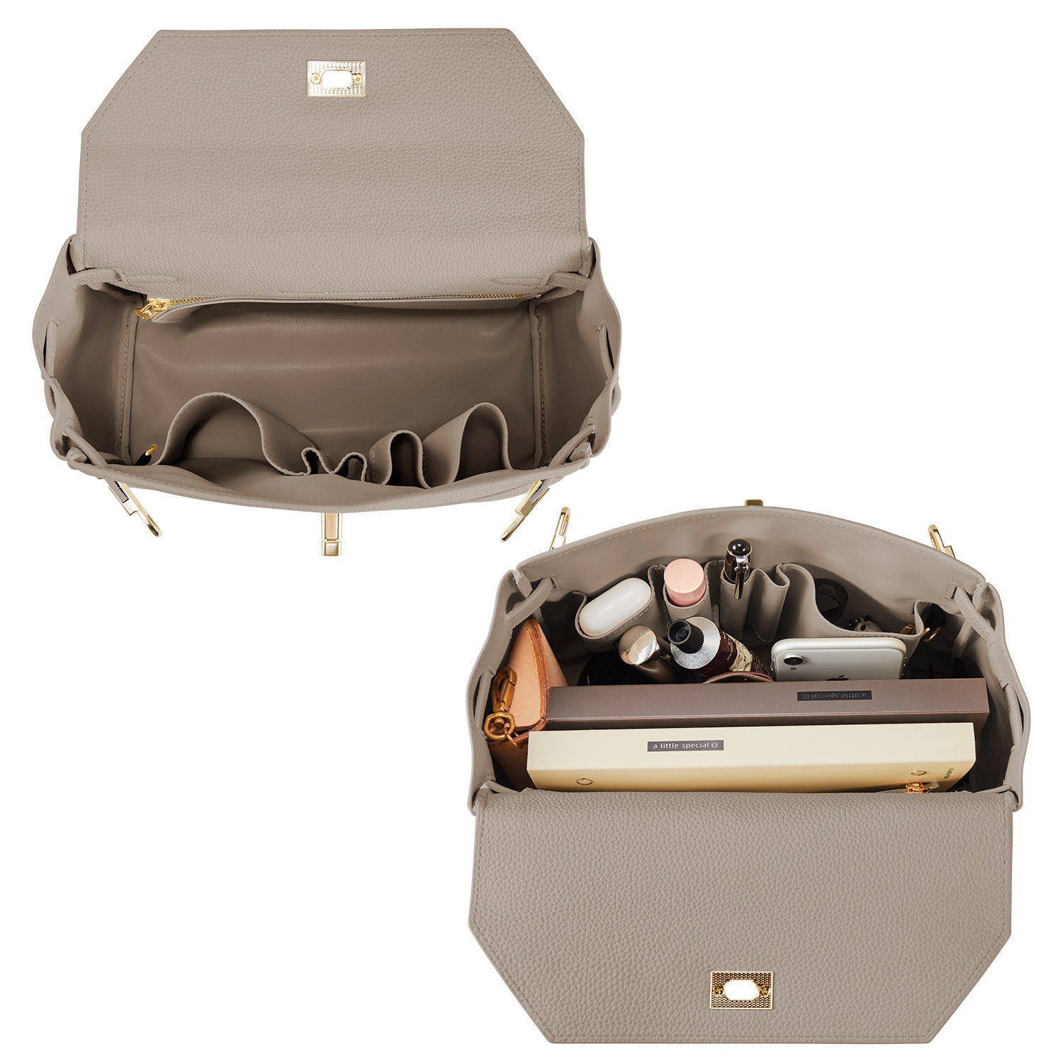 new_work_bag Victoria II nude business bag.Elegant nude Victoria Hyde handbag with light gold details. Vegan PU leather, 3-in-1 carry style (hand/shoulder/crossbody). Spacious interior: pockets for lipstick, keys, sunglasses. Lightweight & regal for daily or evening wear.