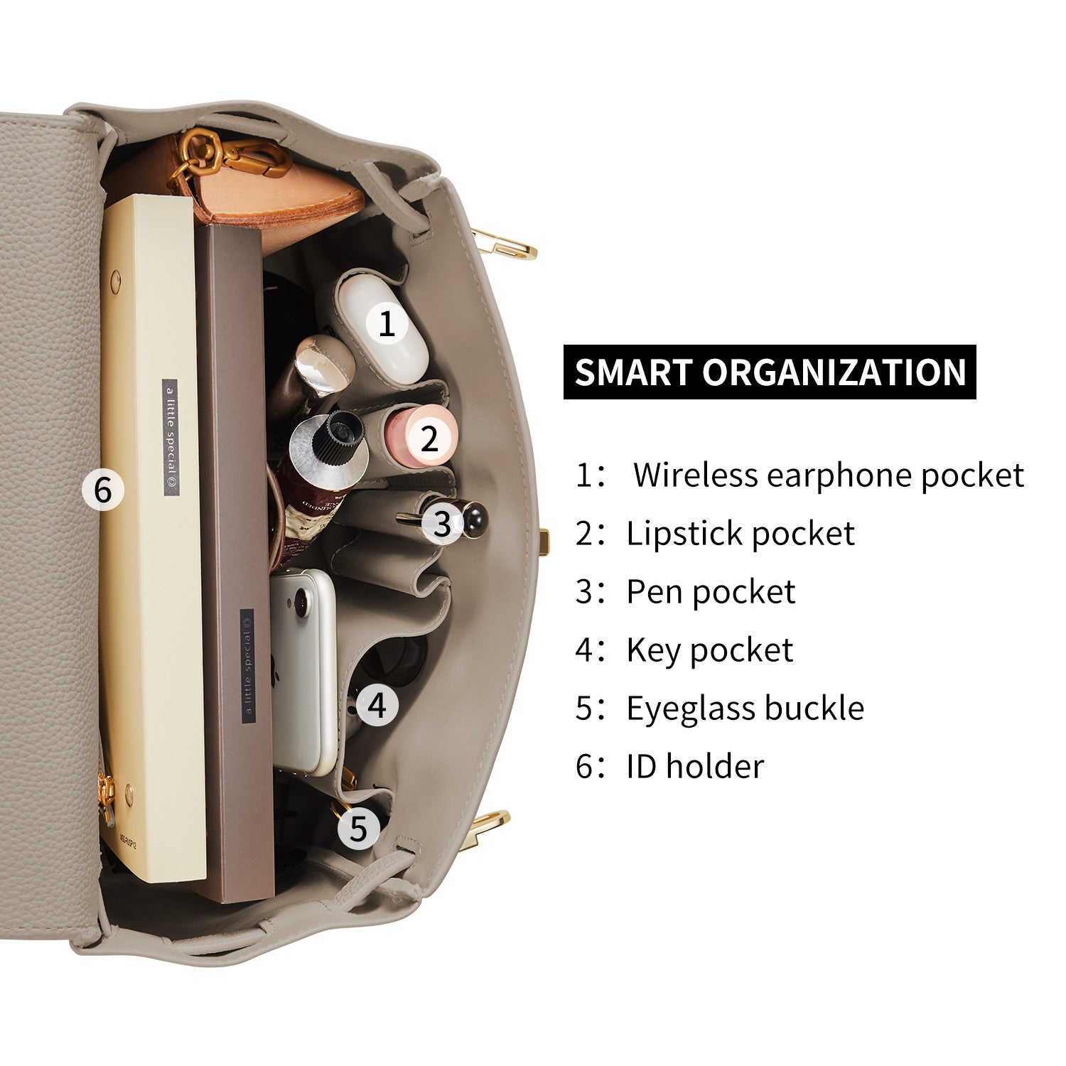 new_work_bag Victoria II nude business bag.Elegant nude Victoria Hyde handbag with light gold details. Vegan PU leather, 3-in-1 carry style (hand/shoulder/crossbody). Spacious interior: pockets for lipstick, keys, sunglasses. Lightweight & regal for daily or evening wear.