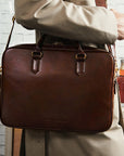 Business Bag Daniel in Dark Brown